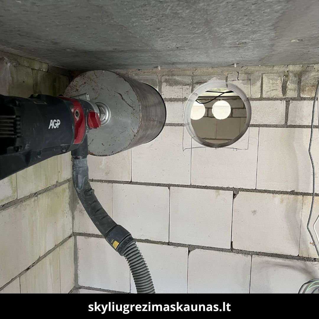 Skylių gręžimas Kaune atlikti darbai 8