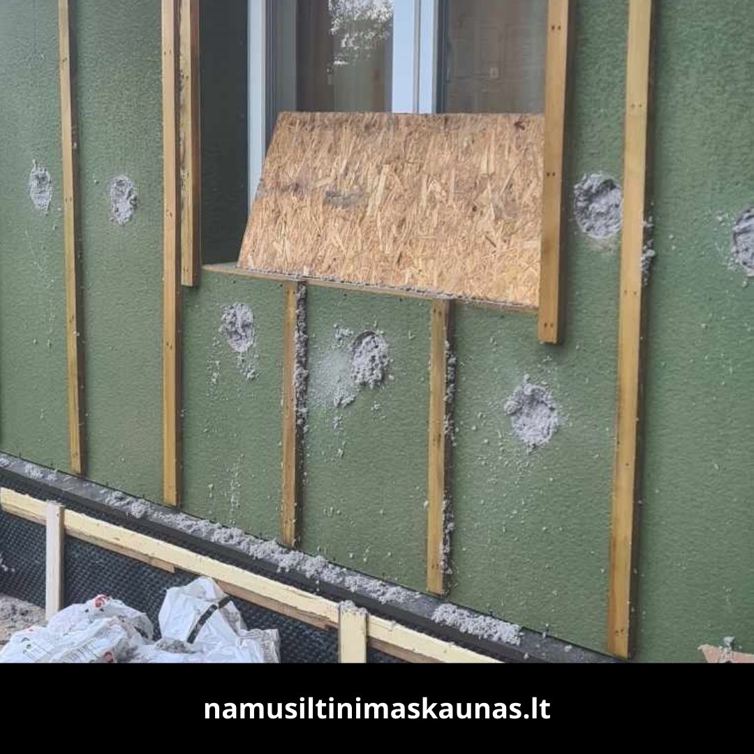 Namų šiltinimas Kaunas "Ekosved" atlikti darbai 4