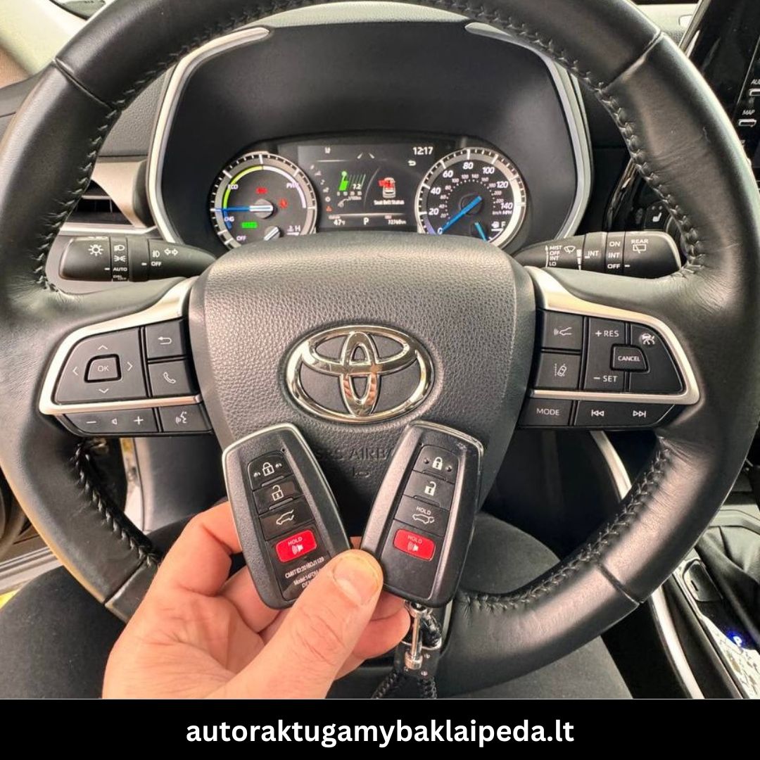 Automobilių raktų gamyba Klaipėdoje pavyzdys 2