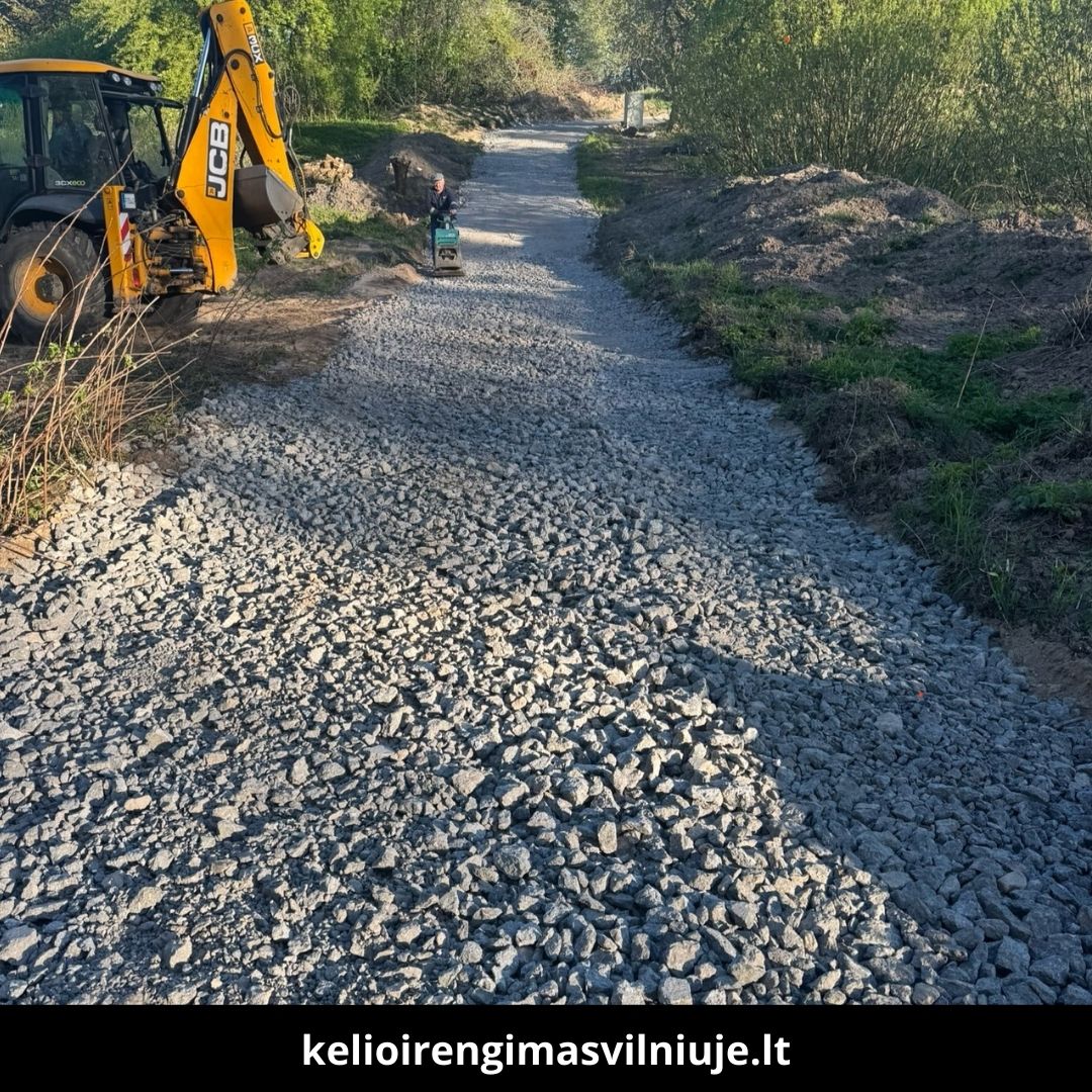 Kelio įrengimas Vilniuje darbai 1