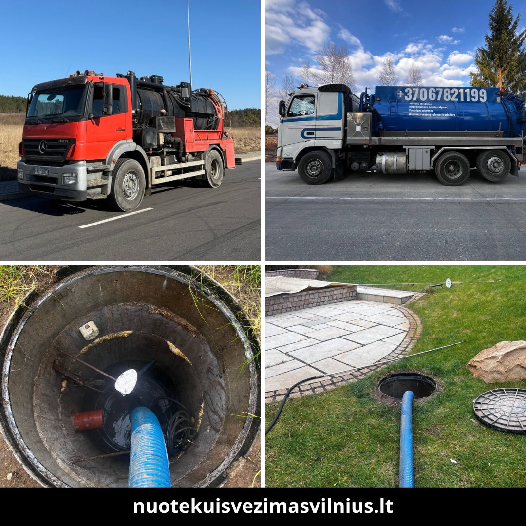 Nuotekų išvežimas Vilniuje