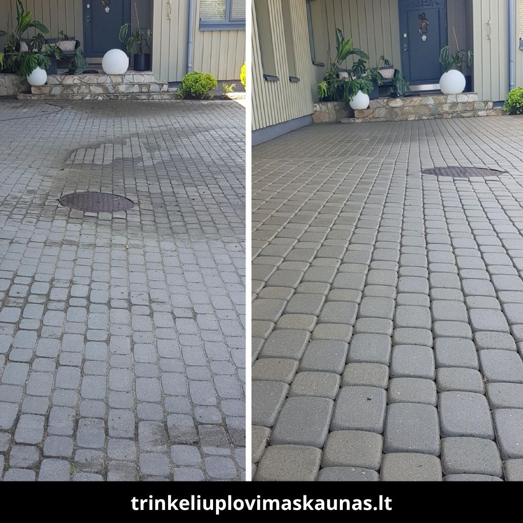 Trinkelių plovimas Kaune atlikti darbai 8