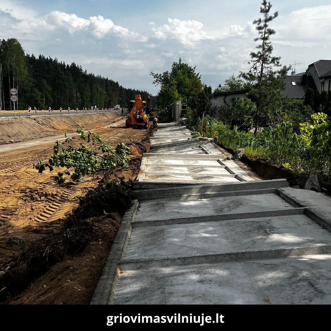 Griovimas Vilniuje atlikti darbai 4