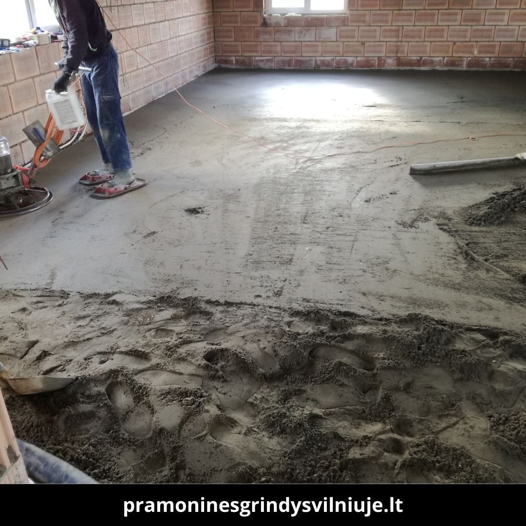 Pramoninės grindys Vilniuje atlikti darbai 6