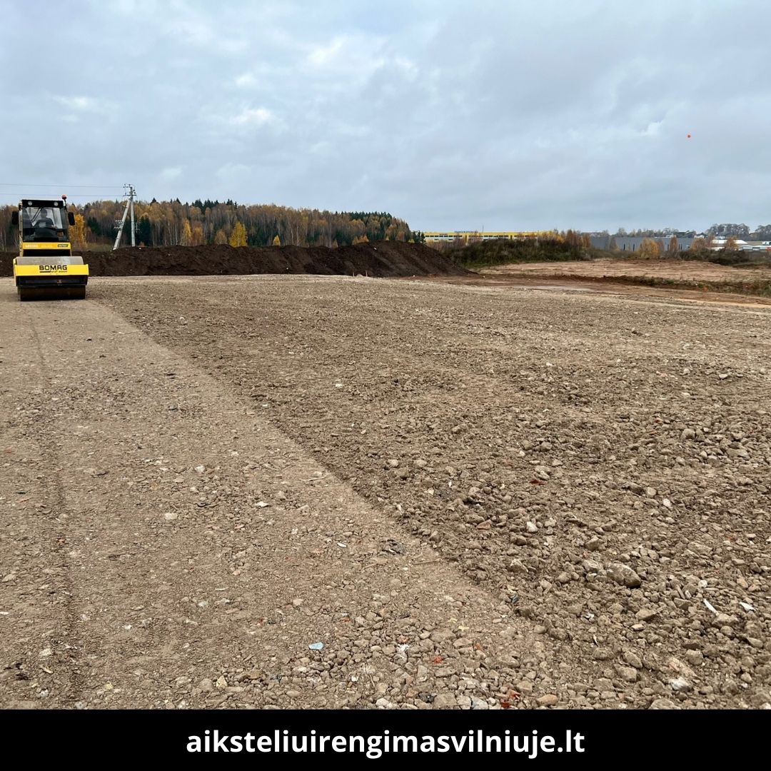 Aikštelių įrengimas Vilniuje darbai 1