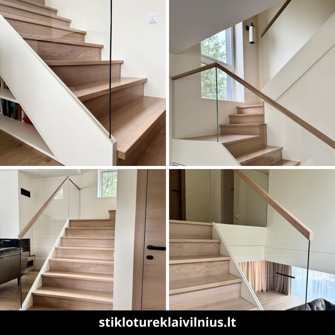 Stiklo turėklai Vilnius