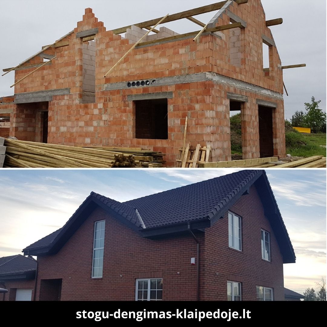 Stogų dengimas Klaipėdoje atlikti darbai 9