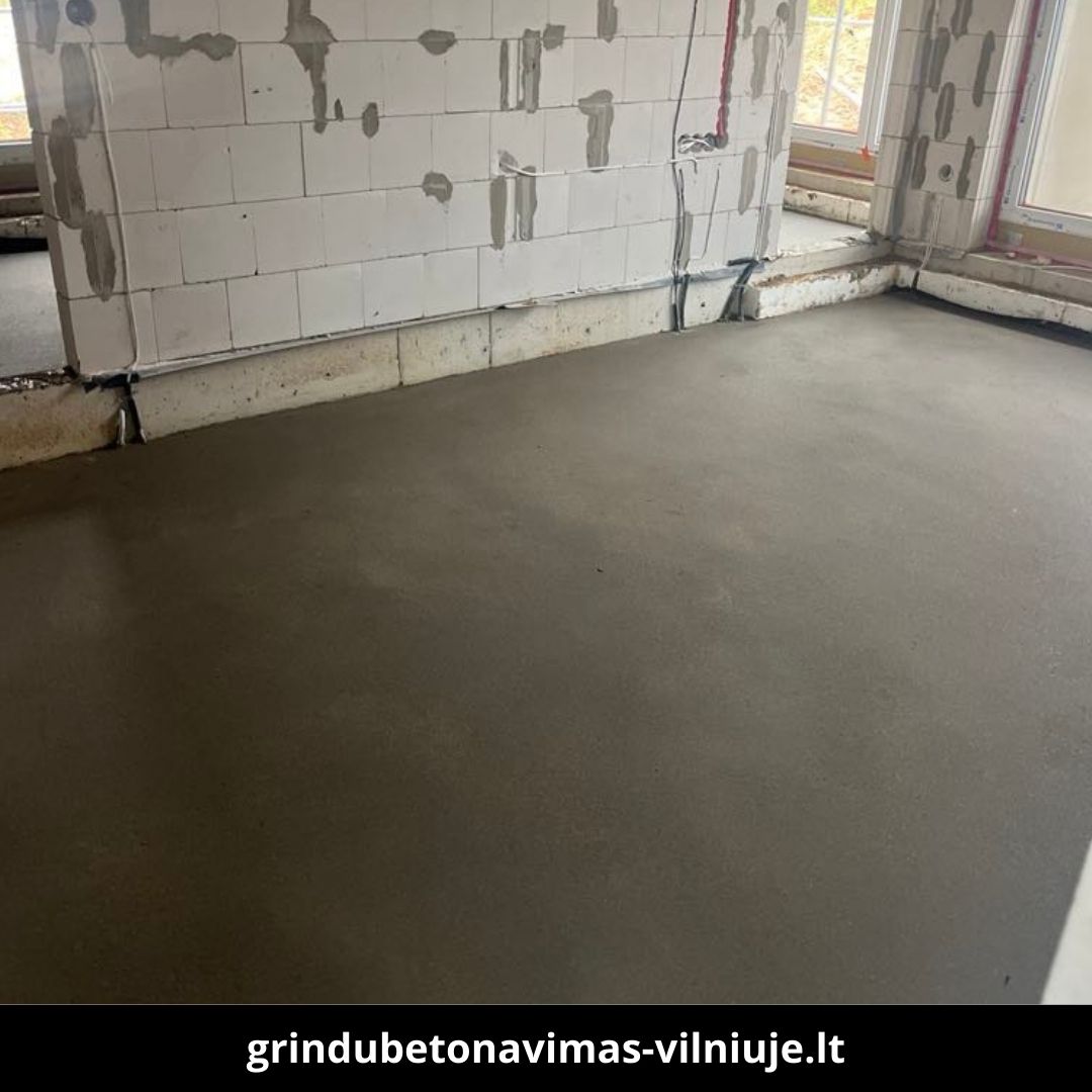 Grindų betonavimas Vilniuje atlikti darbai 7