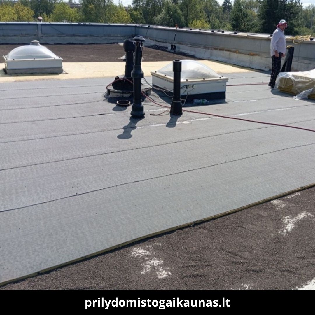 Prilydomi stogai Kaune atlikti darbai 1