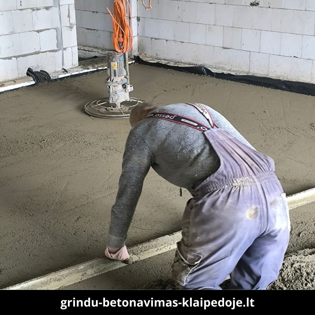 Grindų betonavimas Klaipėdoje atlikti darbai 6