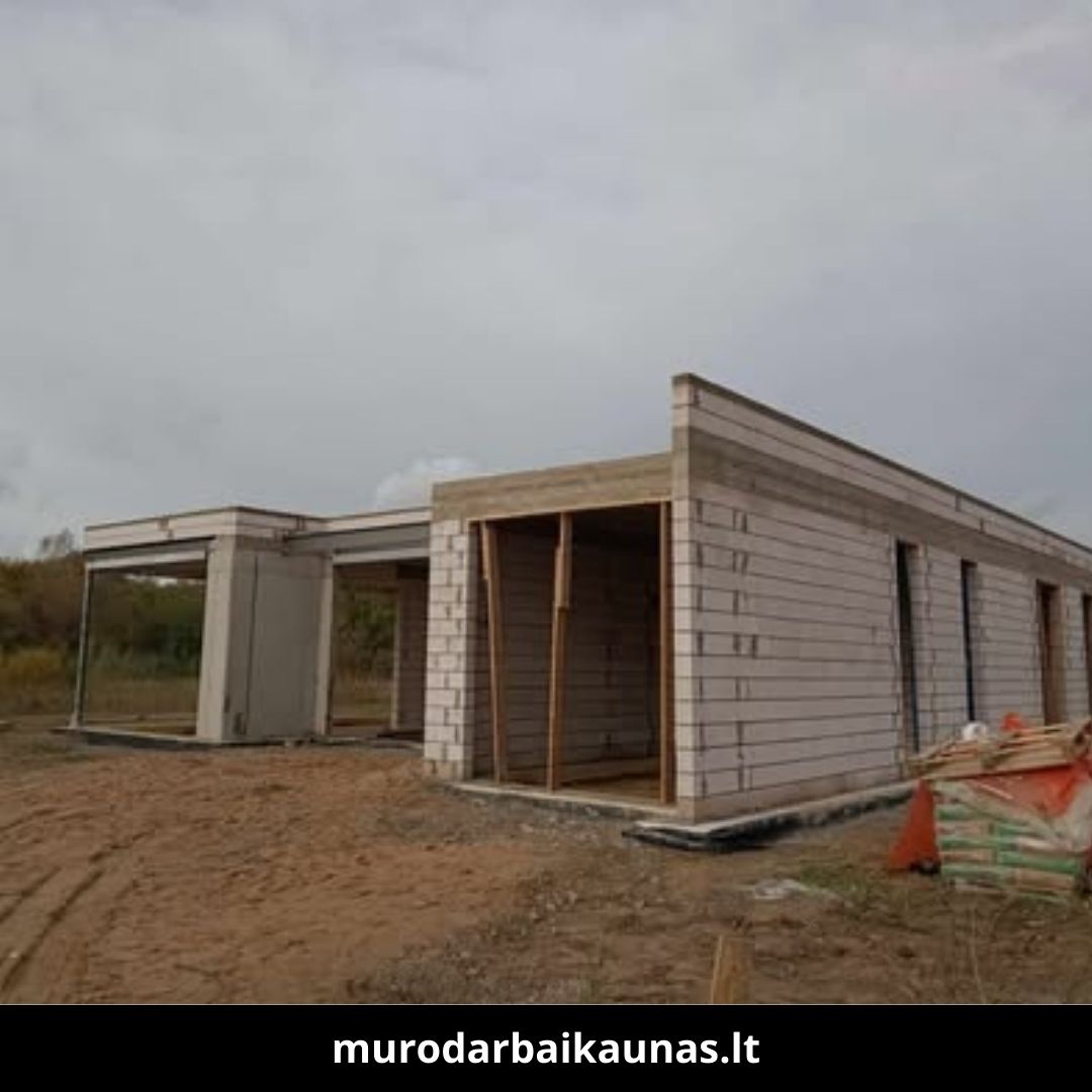Mūro darbai Kaune atlikti darbai 2