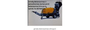Grindų betonavimas Vilniuje logo