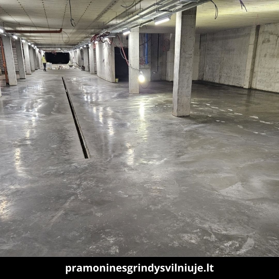 Pramoninės grindys Vilniuje atlikti darbai 9