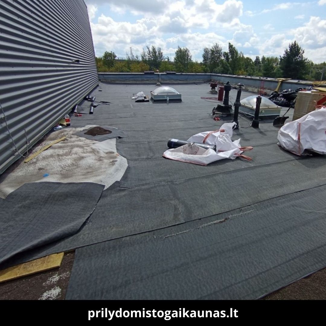 Prilydomi stogai Kaune atlikti darbai 3