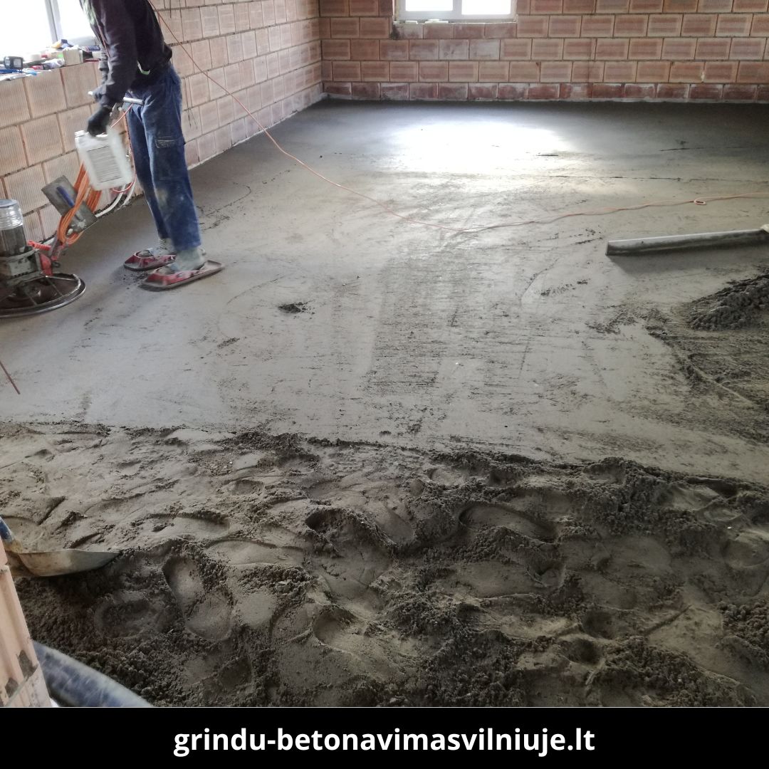 Grindų betonavimas Vilniuje 2