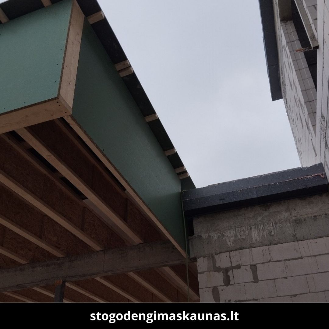 Stogo dengimas Kaunas atlikti darbai 8
