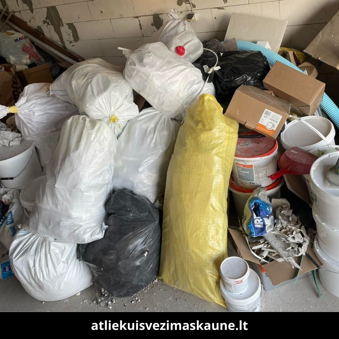 Atliekų išvežimas Kaune atlikti darbai 9