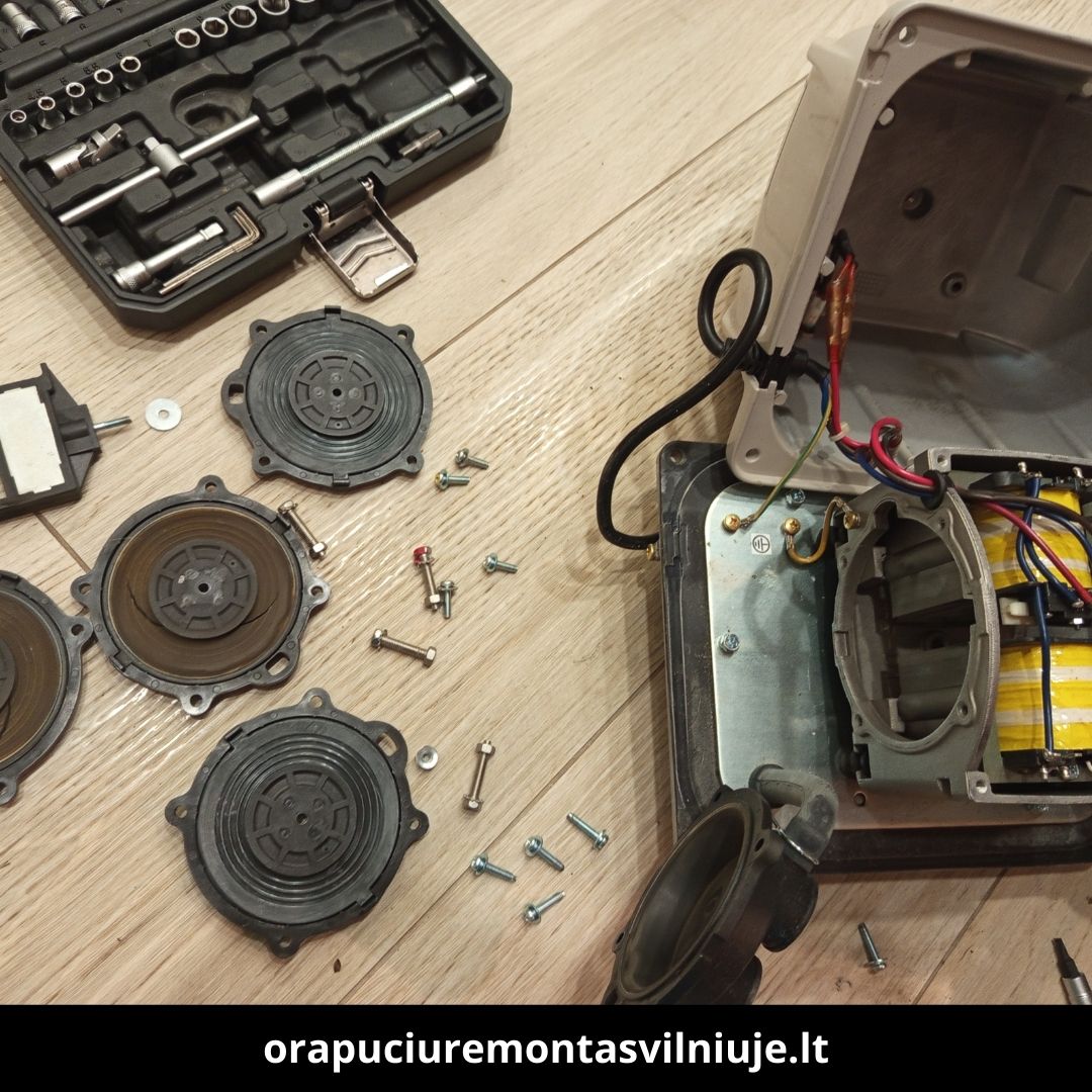 Orapūčių remontas Vilniuje atlikti darbai 2