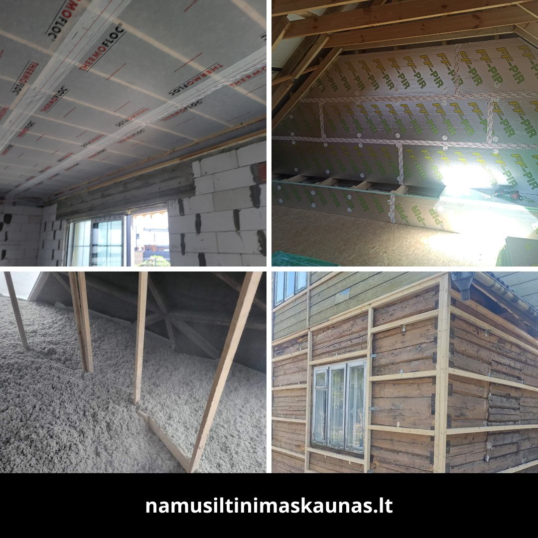 Namų šiltinimas Kaunas