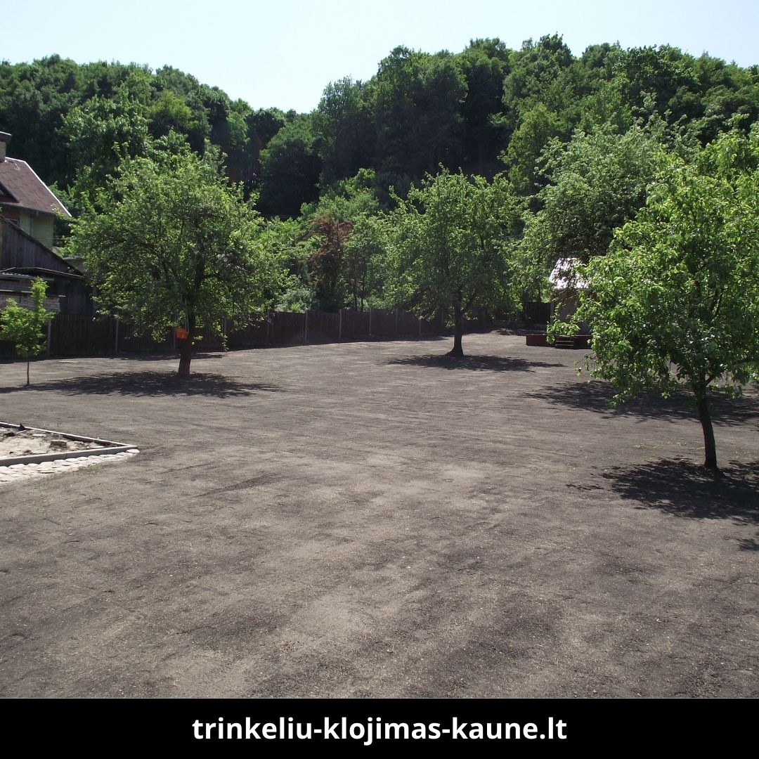 Trinkelių klojimas Kaune atlikti darbai 2