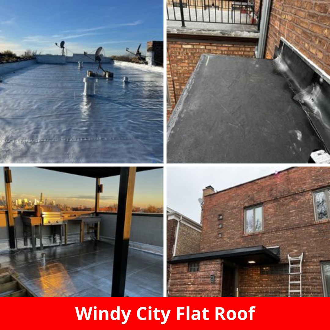 Windy city flat roof