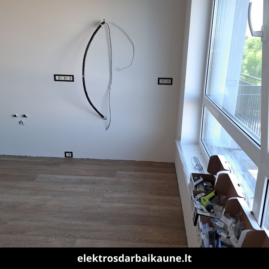 Elektros darbai Kaune atlikti darbai 8