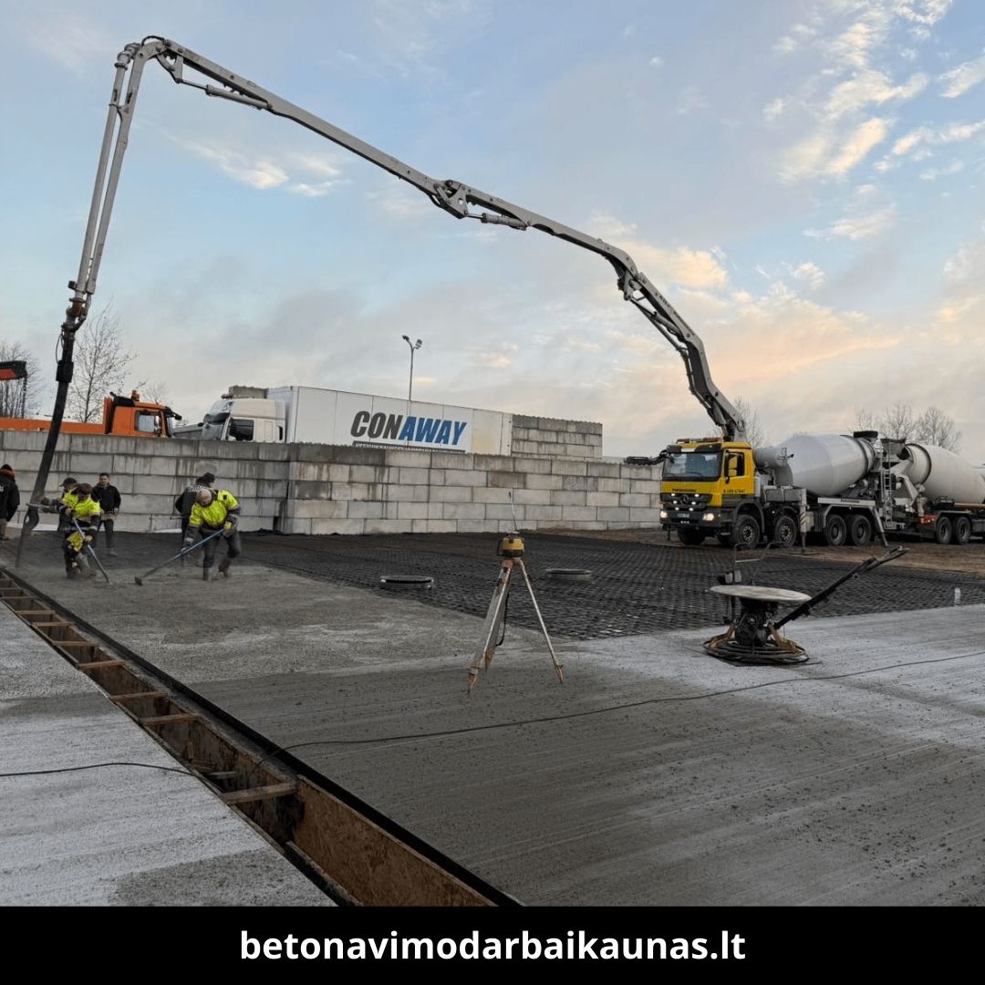 Betonavimo darbai Kaune atlikti darbai 2