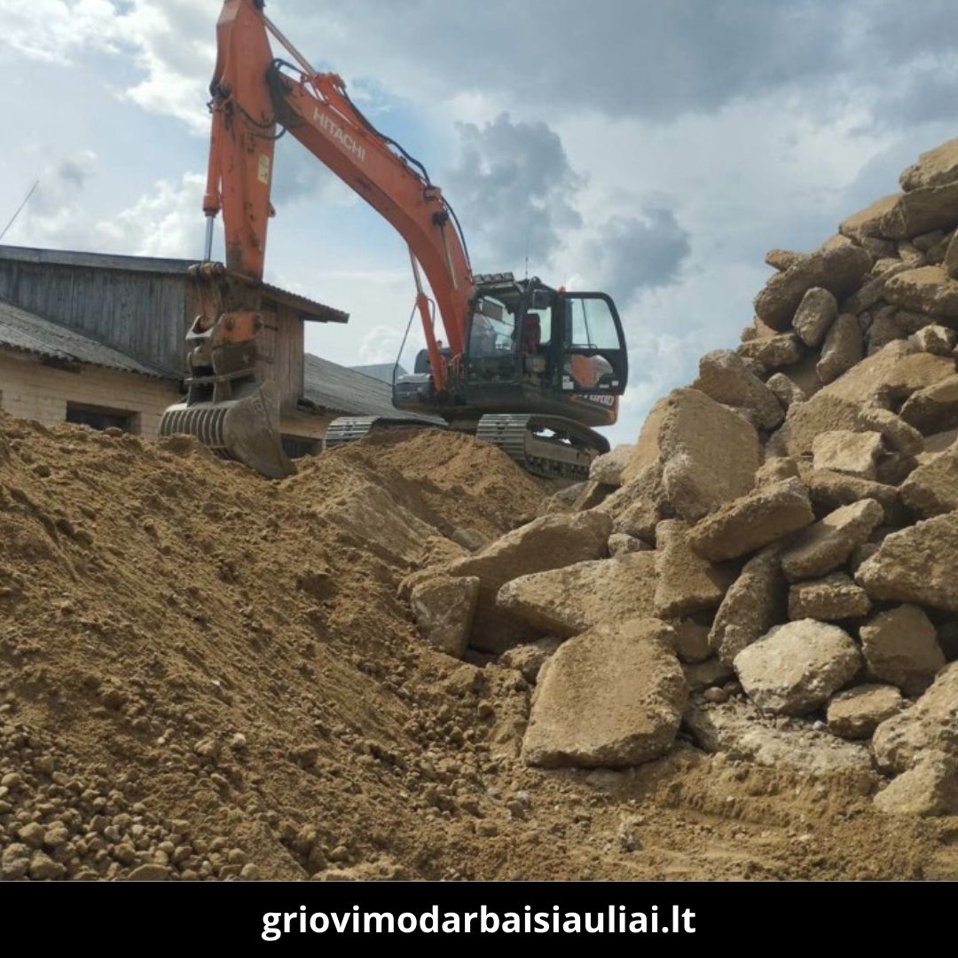 Griovimo darbai Šiauliai atlikti darbai 1