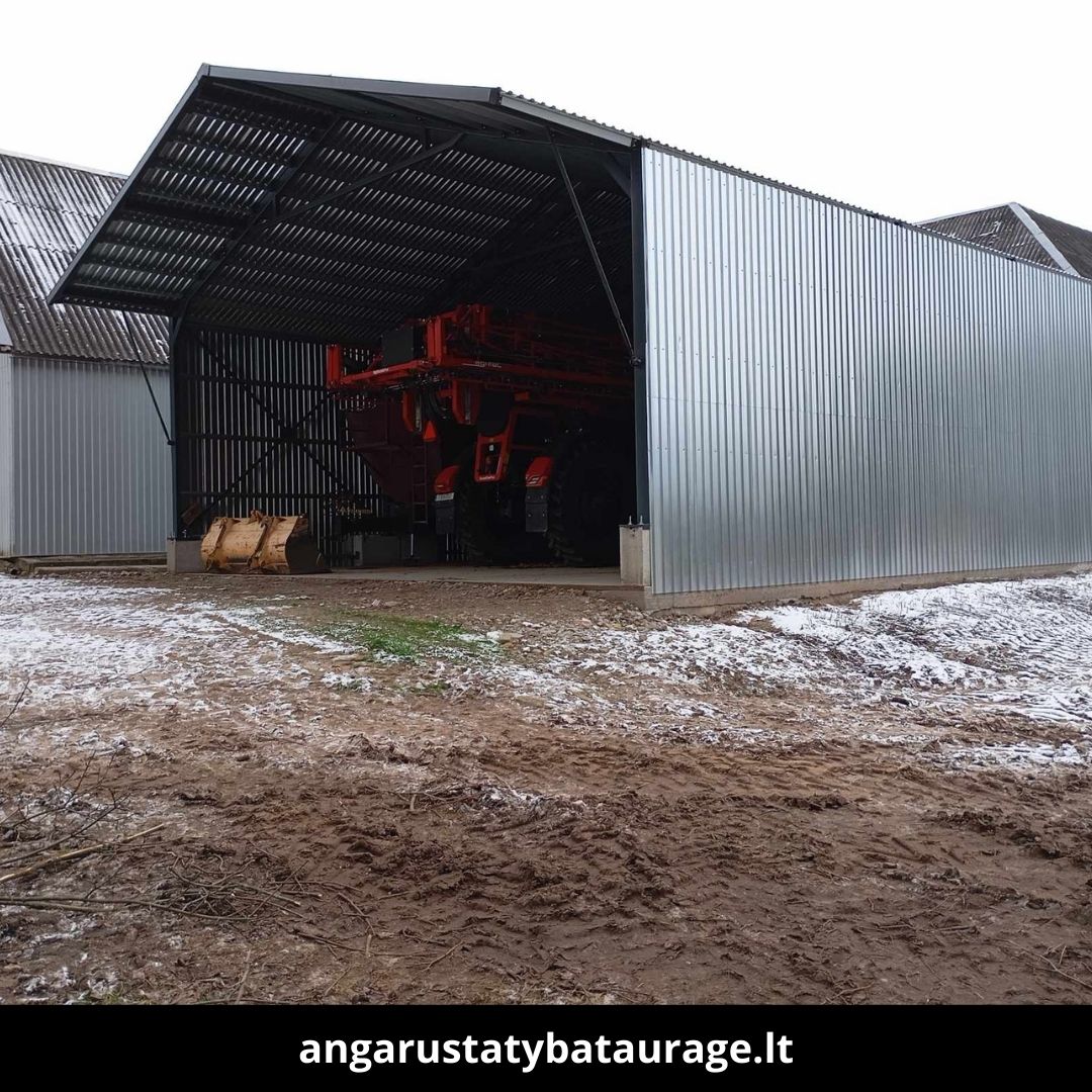 Angarų statyba Tauragėje atlikti darbai 4