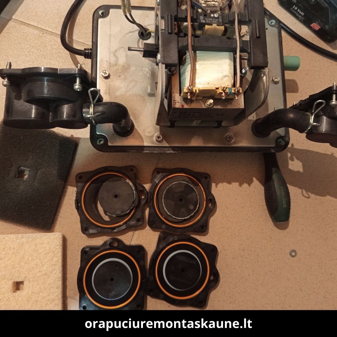 Orapūčių remontas Kaune atlikti darbai 8
