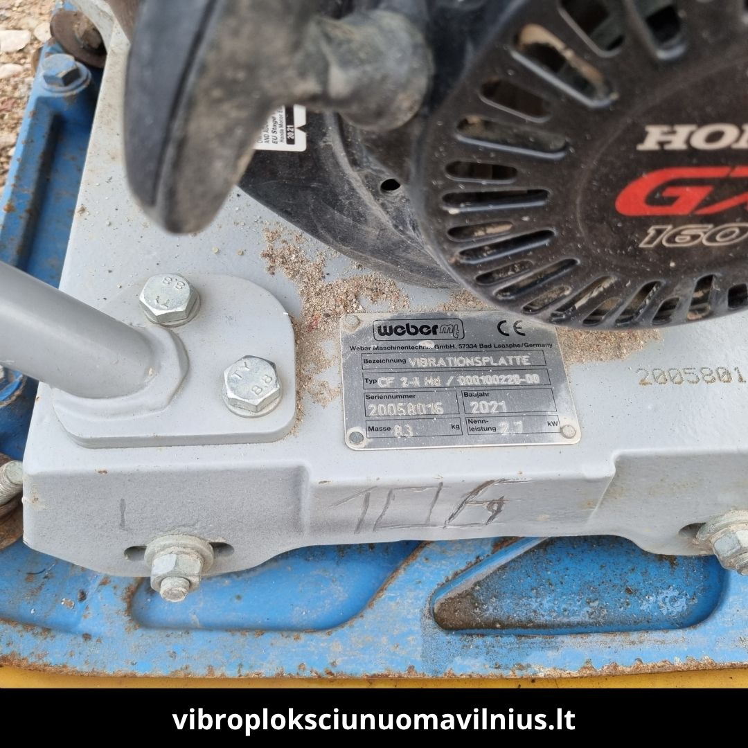 Vibro plokščių nuoma Vilniuje 1