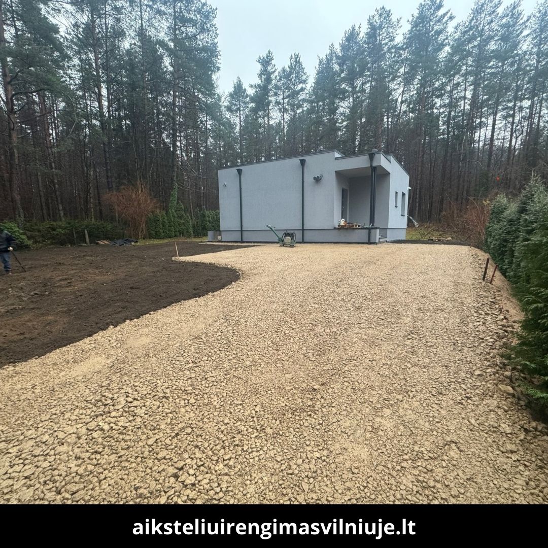 Aikštelių įrengimas Vilniuje darbai 2