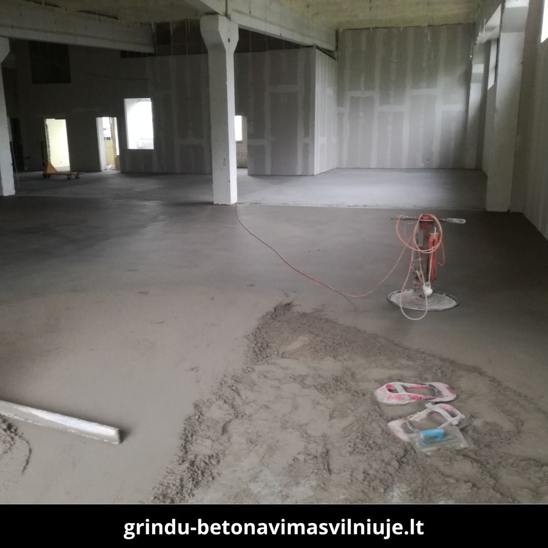 Grindų betonavimas Vilniuje 6