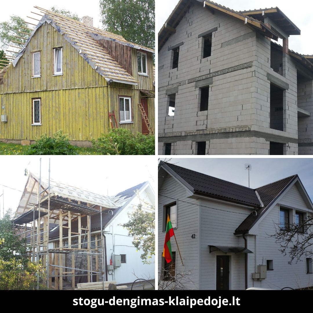 Stogų dengimas Klaipėdoje