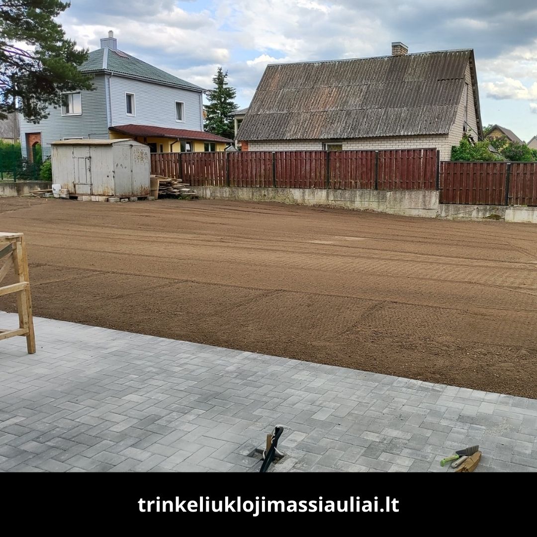 Trinkelių klojimas Šiauliai atlikti darbai 8