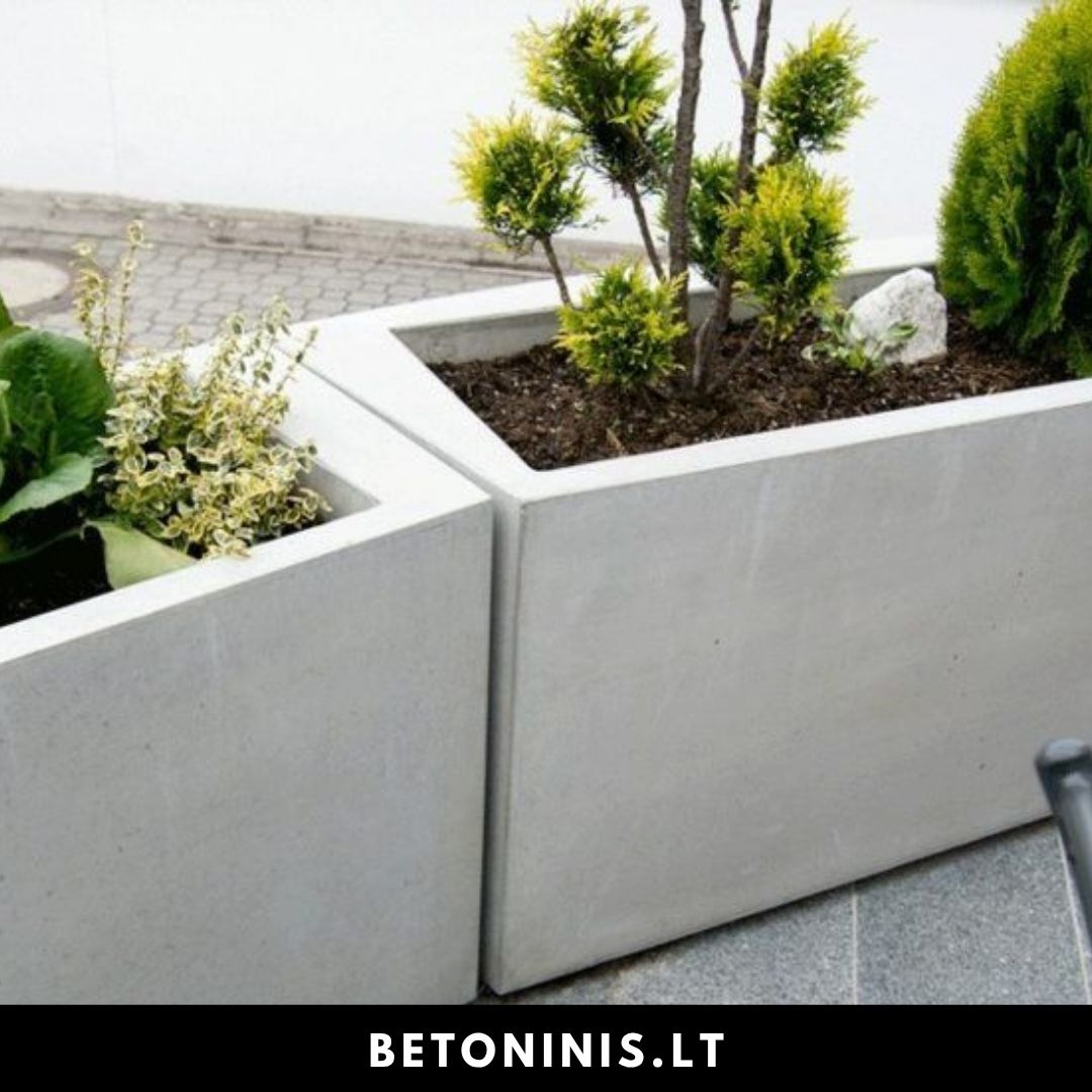Betoniniai lauko - vidaus vazonai 3