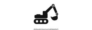 Ekskavatoriaus nuoma Klaipedoje - MB Raciokas