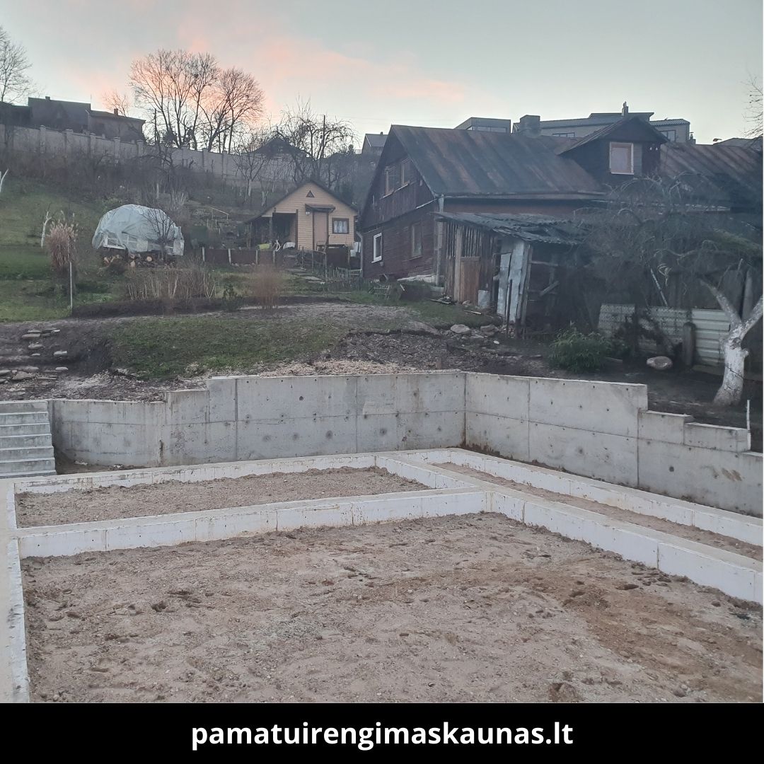 Pamatu irengimas Kaune atlikti darbai 7