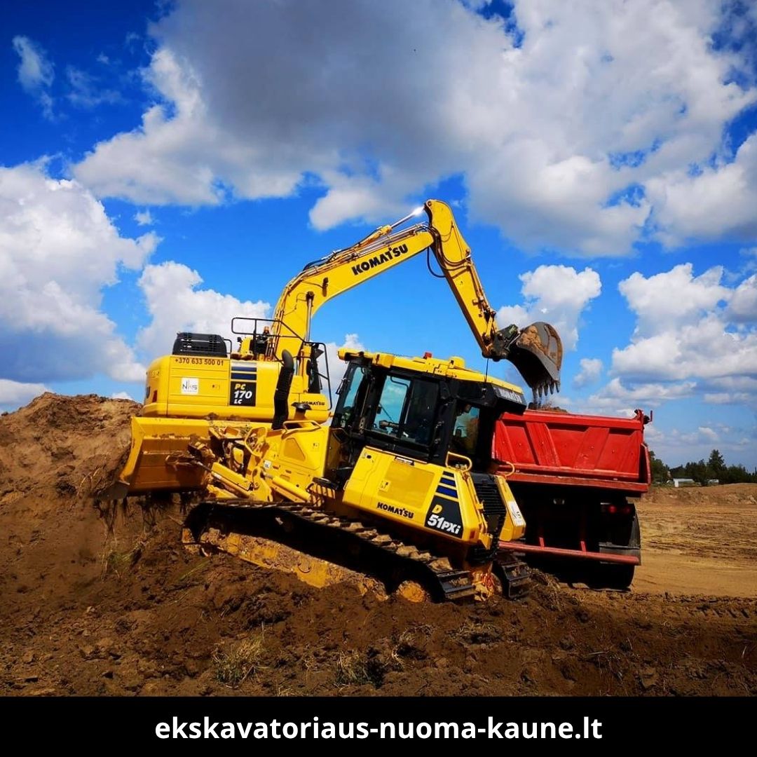 Ekskavatoriaus nuoma Kaune 7