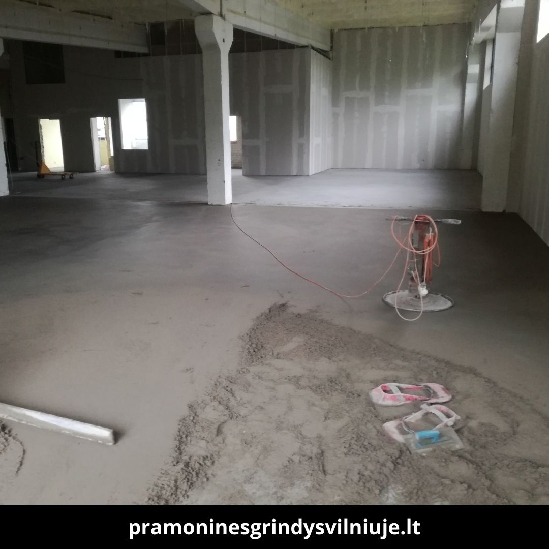 Pramoninės grindys Vilniuje atlikti darbai 7