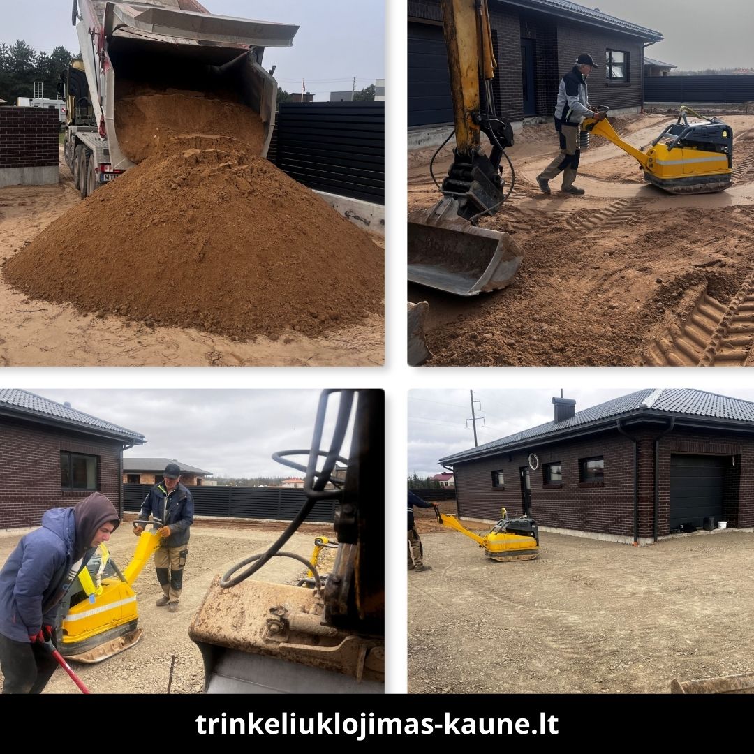 Trinkelių klojimas Kaune atlikti darbai 4