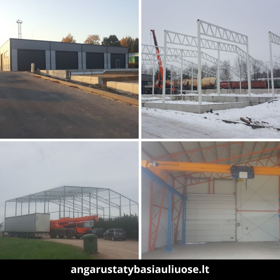 Angarų statyba Šiauliuose