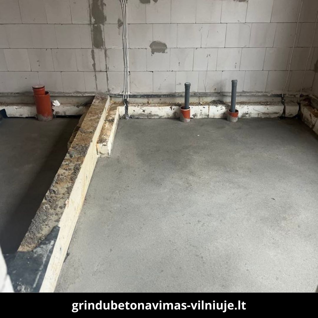 Grindų betonavimas Vilniuje atlikti darbai 8
