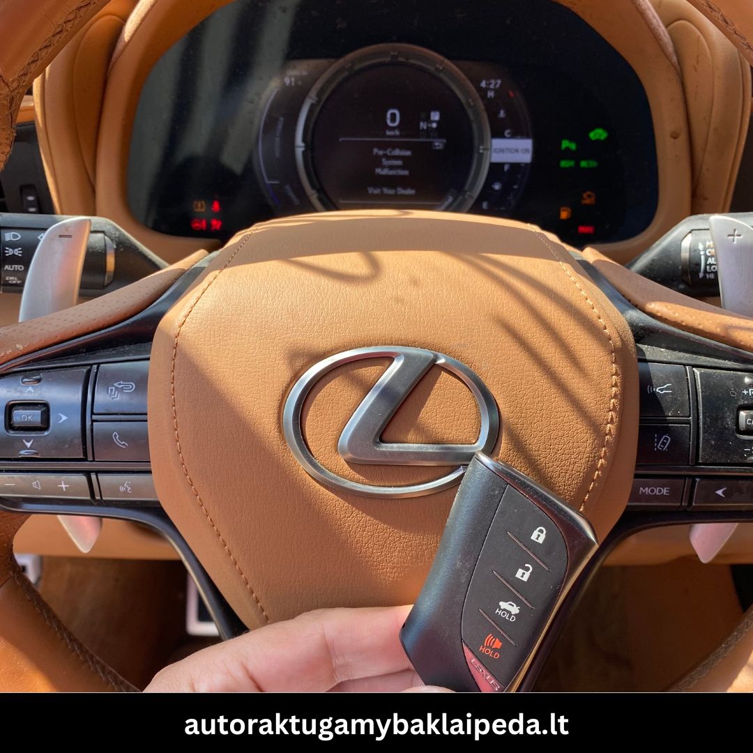 Automobilių raktų gamyba Klaipėdoje pavyzdys 1