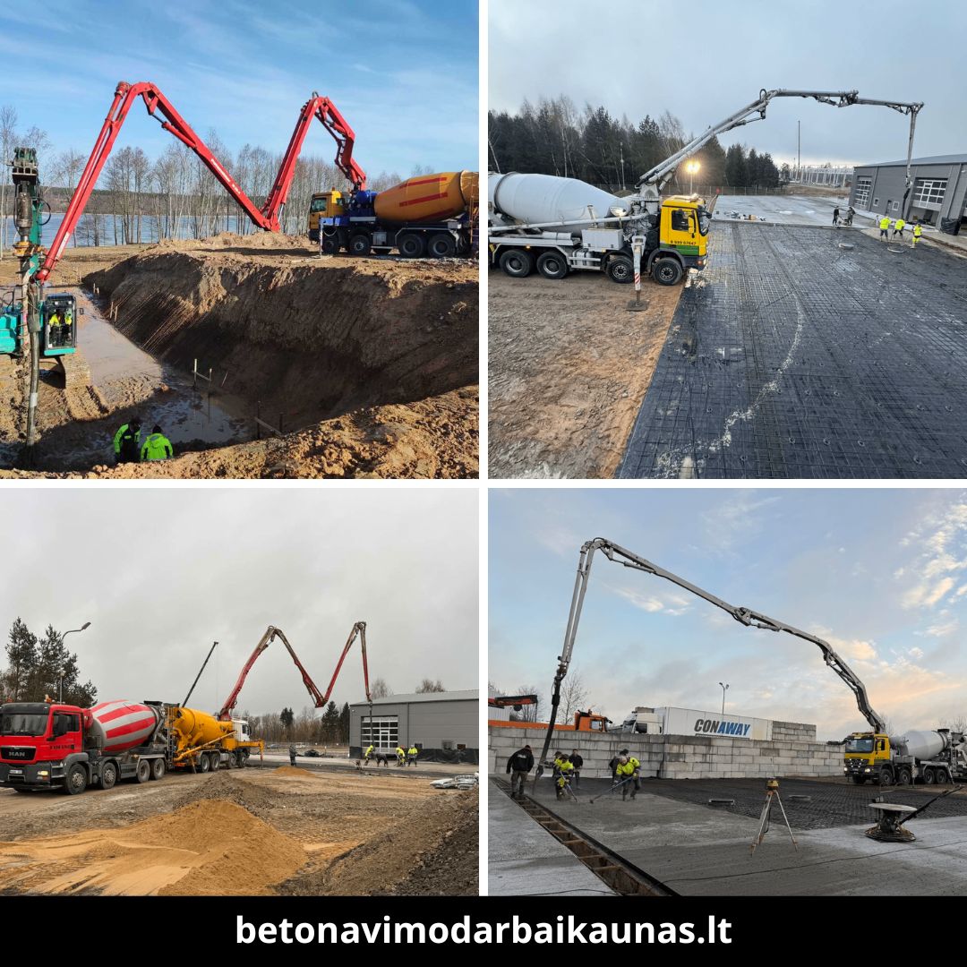 Betonavimo darbai Kaune