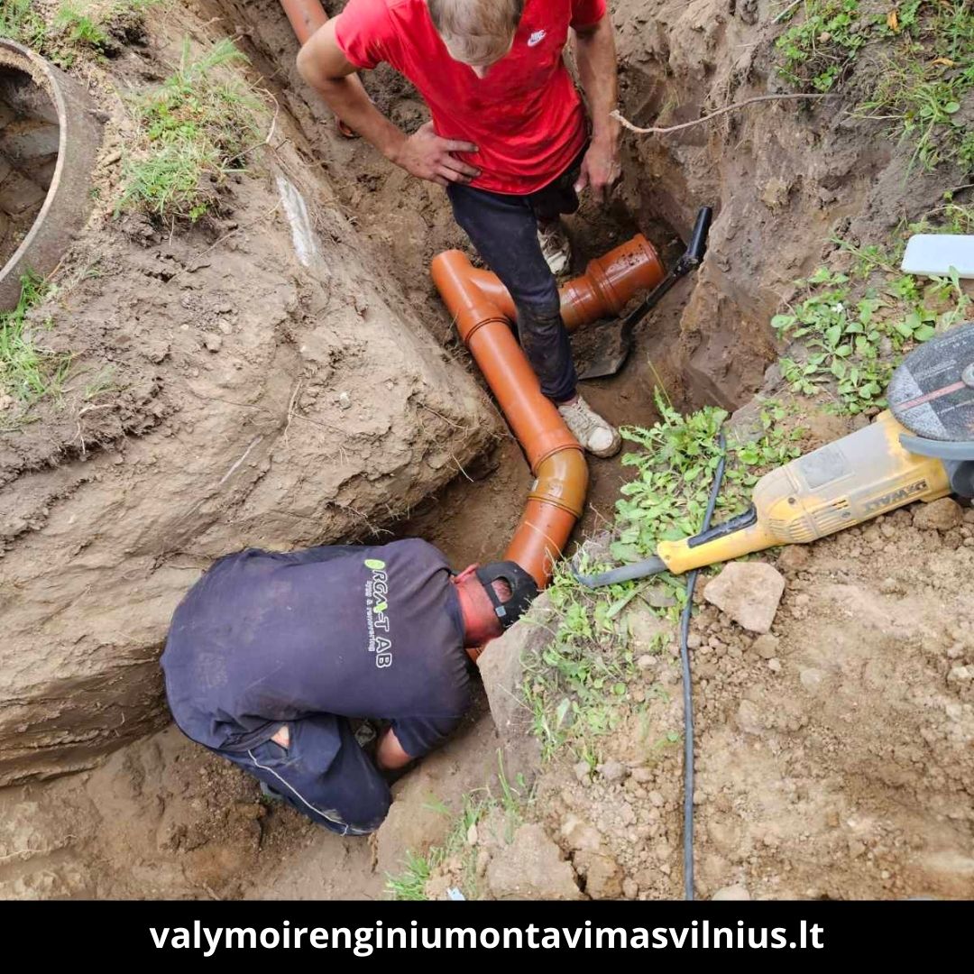 Valymo įrenginių montavimas Vilnius atlikti darbai 2