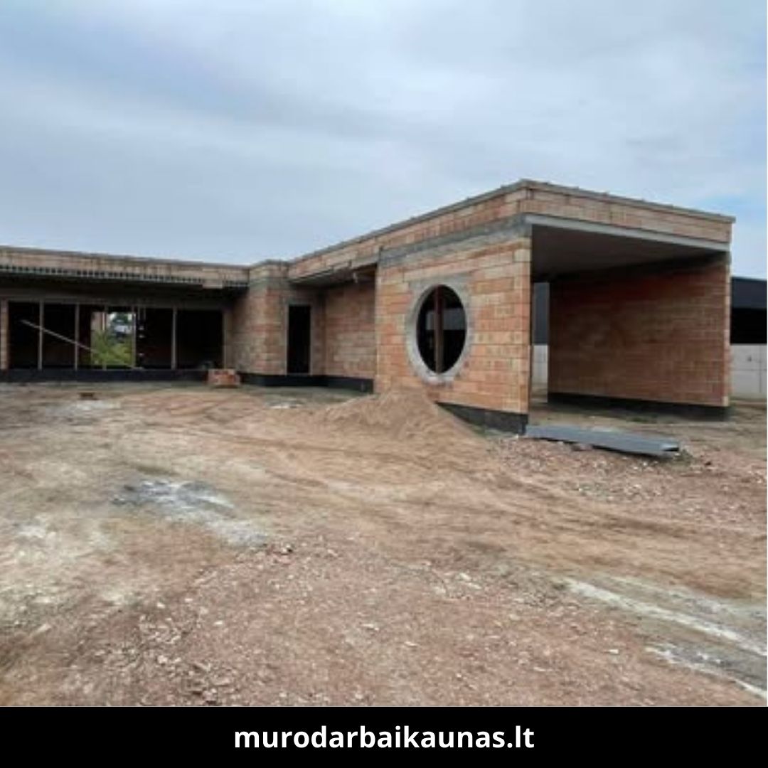 Mūro darbai Kaune atlikti darbai 5