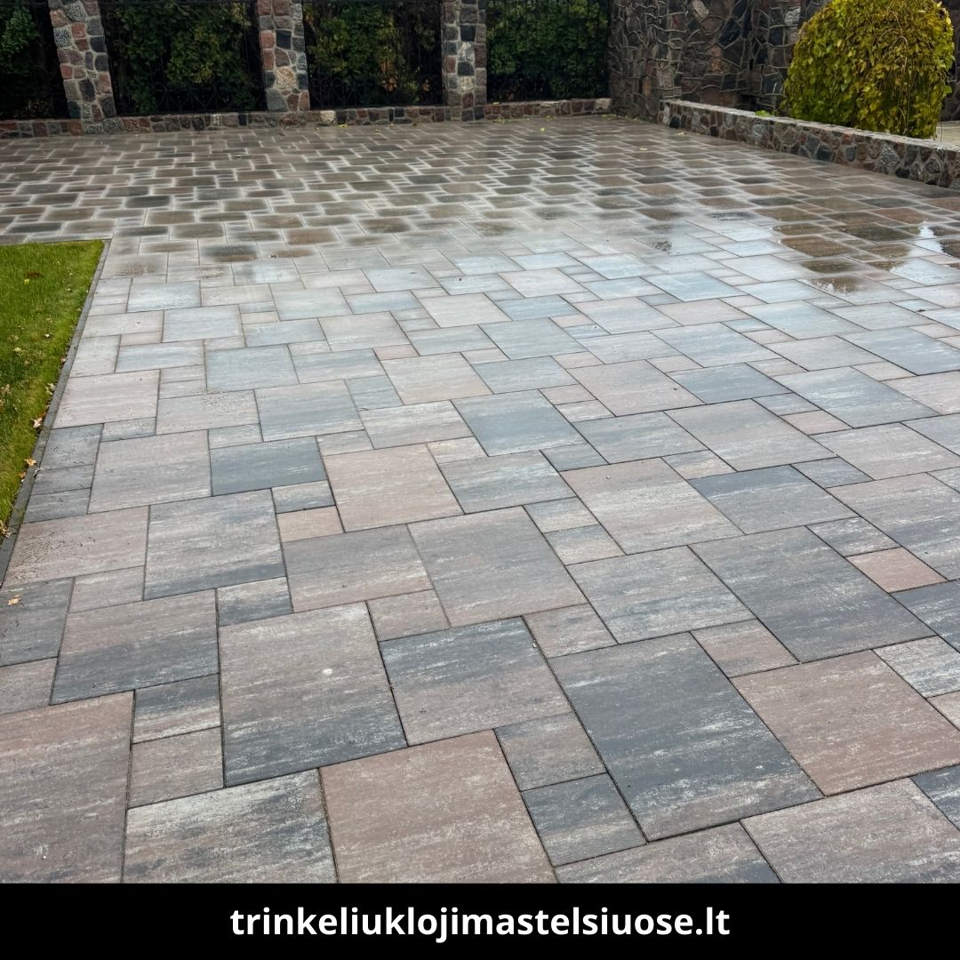 Trinkelių klojimas Telšiuose atlikti darbai 7