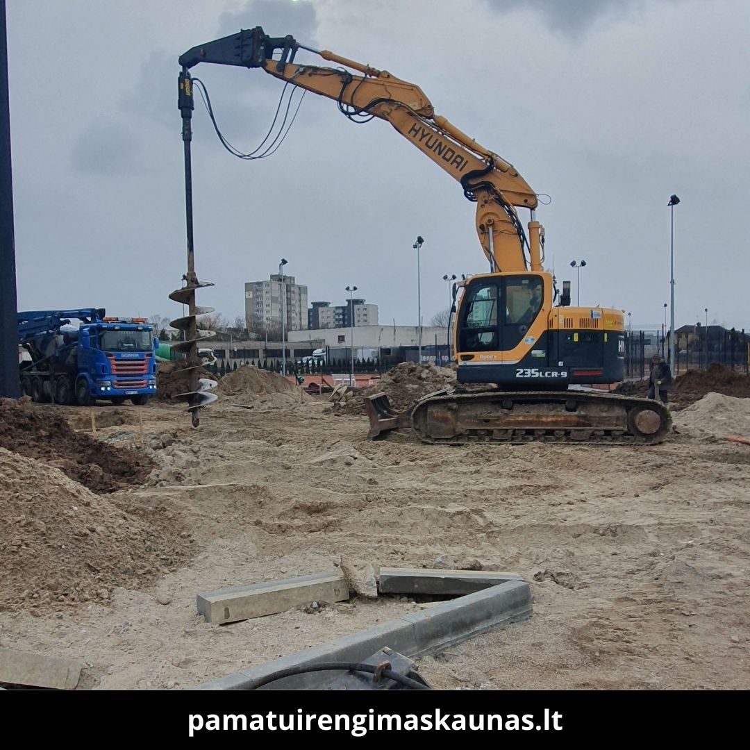 Pamatu irengimas Kaune atlikti darbai 6