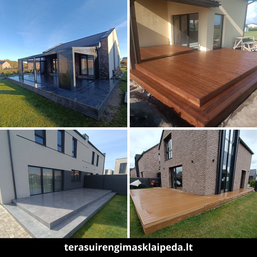 Terasų įrengimas Klaipėda